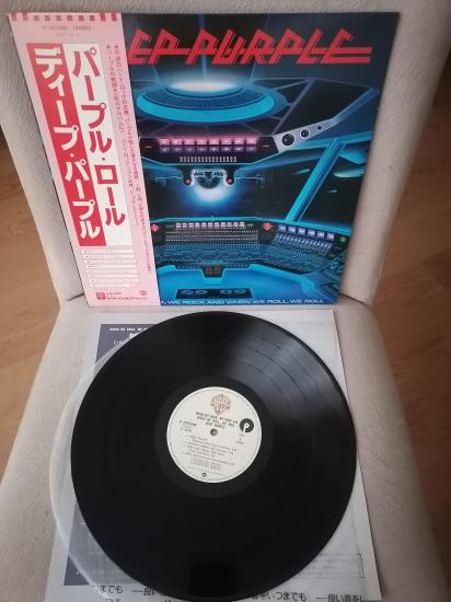 DEEP PURPLE When We Rock, We Rock And When We Roll, We Roll 1978 Japonya Basım LP Plak Albüm Obi’li