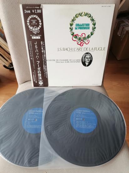 J.S. BACH - L’ART DE LA FUGUE  1971  Japonya Basım - Double LP Plak Albüm Obi’li 2. el