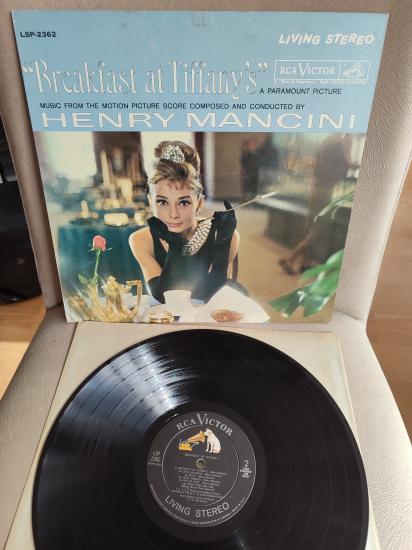 BREAKFAST AT TIFFANY’S  / Henri Mancini  - Soundtrack - 1961 USA Basım LP Plak Albüm