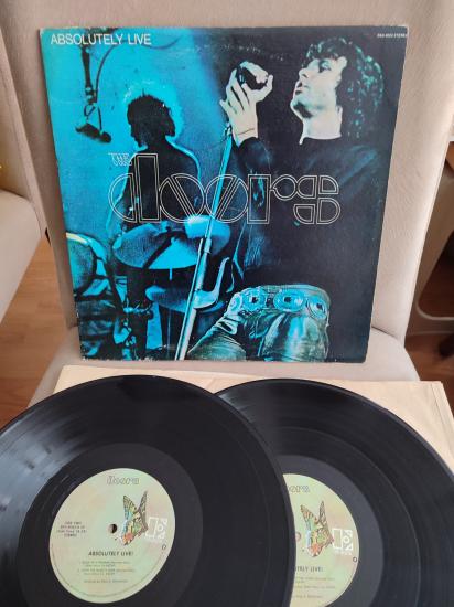 THE DOORS - Absolutely Live - 1970 USA Basım Double LP Plak Albüm / Break On Thru Bu Plakta 2. el