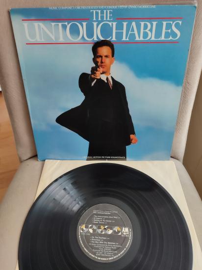 THE UNTOUCHABLES - Ennio Morricone  - Soundtrack - 1987 Kanada  Basım - LP Plak Albüm