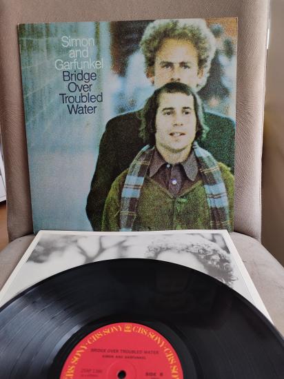 SIMON AND GARFUNKEL -Bridge Over Troubled Water  - 1979 Japonya Basım - LP Plak Albüm Obi’siz 2. EL