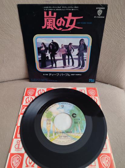 DEEP PURPLE  - Lady Double Dealer - 1974 Japonya Basım 45lik Plak