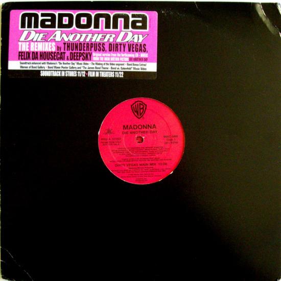 MADONNA - DIE ANOTHER DAY  - 2002 USA Basım - 2 x MAXI 12’’ PLAK