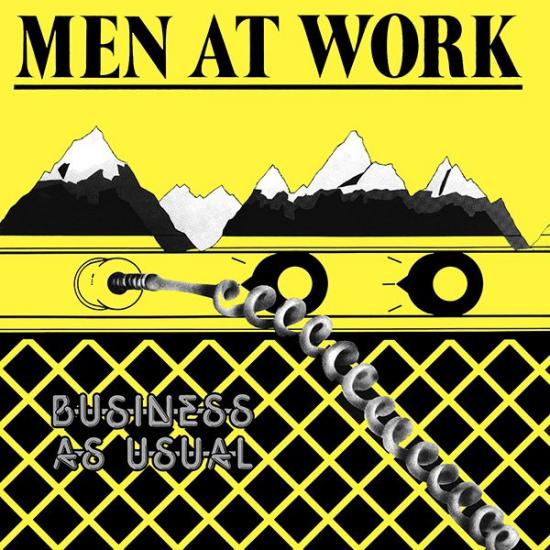 MEN AT WORK - Business As Usual 1982 Kanada  Basım Albüm - 33 lük LP Plak