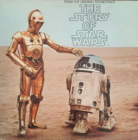 THE STORY OF STAR WARS - Original Soundtrack - 1977 USA Basım - 33 lük LP Plak - Kitapçıklı