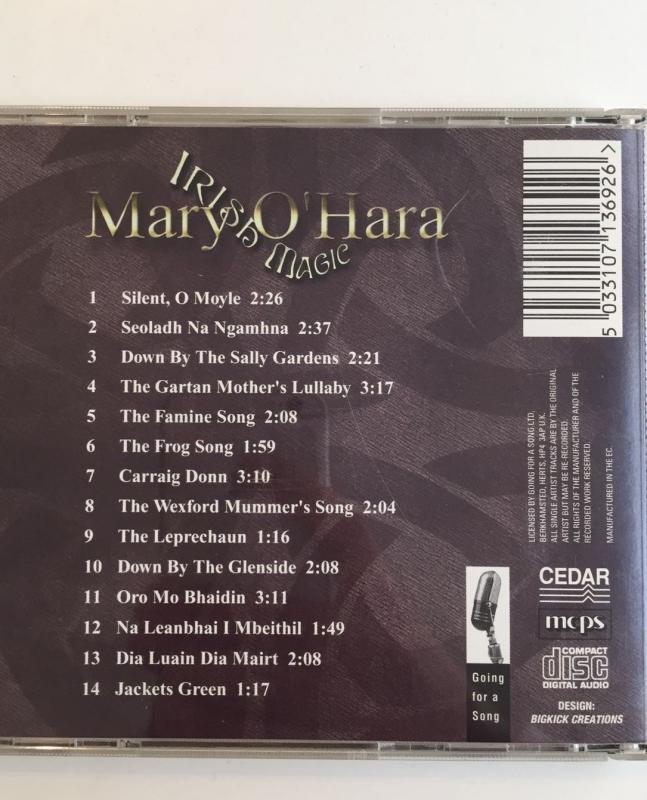 MARY O’HARA - IRISH MAGIC - İNGİLTERE BASIM - CD ALBÜM