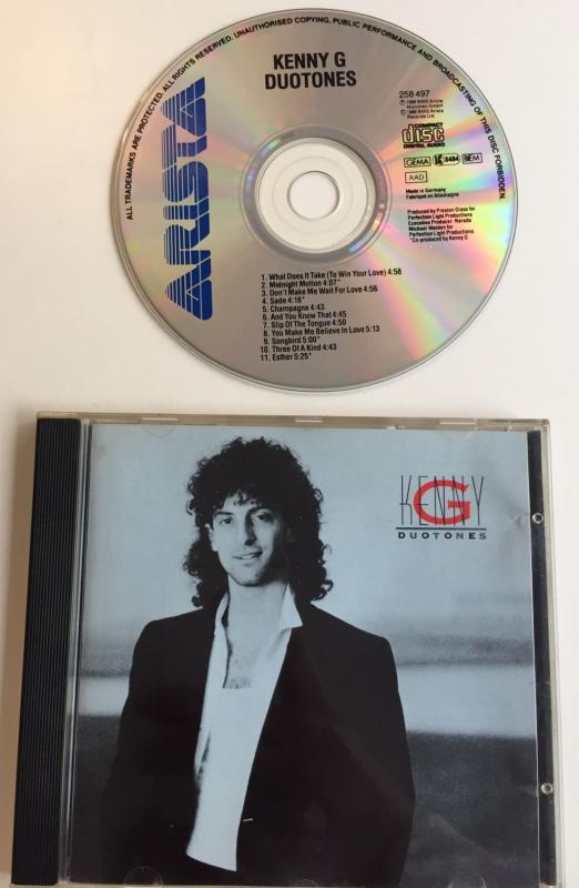 KENNY G - DUOTONES - 1986 ALMANYA BASIM - CD ALBÜM - SARI BANDROLLÜ