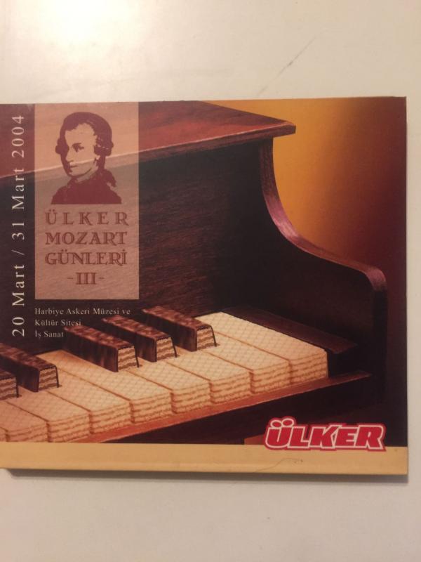 ÜLKER MOZART GÜNLERİ III - 20 Mart / 31 Mart 2004 - TÜRKİYE  BASIM  ALBÜM  CD