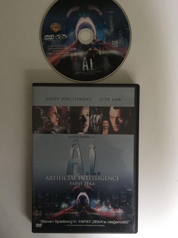 YAPAY ZEKA - ARTIFICIAL INTELLIGENCE  - BİR STEVEN SPIELBERG FİLMİ - 140 DK - TÜRKİYE BASIM - DVD FİLM