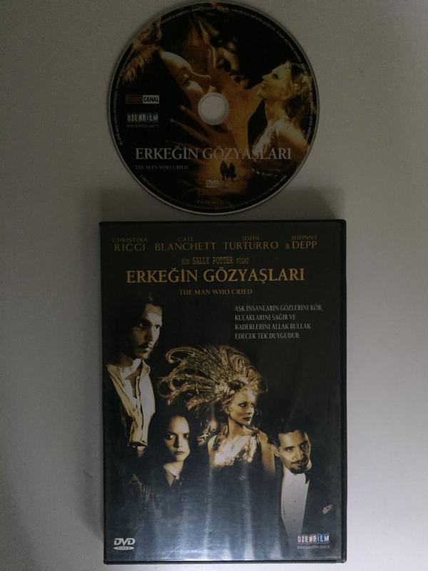 ERKEĞİN GÖZYAŞLARI / THE MAN WHO CRIED - BİR SALLY POTTER FİLMİ - CRISTINA RICCI / JOHNNY DEEP  - 97 DAKİKA  TÜRKİYE BASIM DVD FİLM