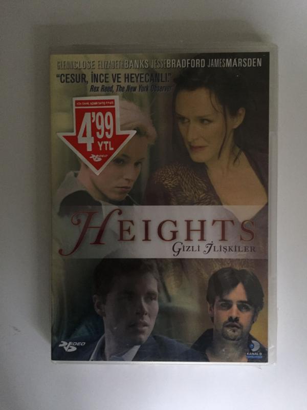 GİZLİ İLİŞKİLER / HEIGHTS  -GLENN CLOSE / ELIZABETH BANKS - BİR CHRIS TERRIOS FİLMİ  -93 DAKİKA -   DVD FİLM  - TÜRKİYE BASIM - AÇILMAMIŞ AMBALAJINDA